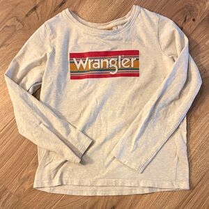 Wrangler Kids Beige Long Sleeve Tee